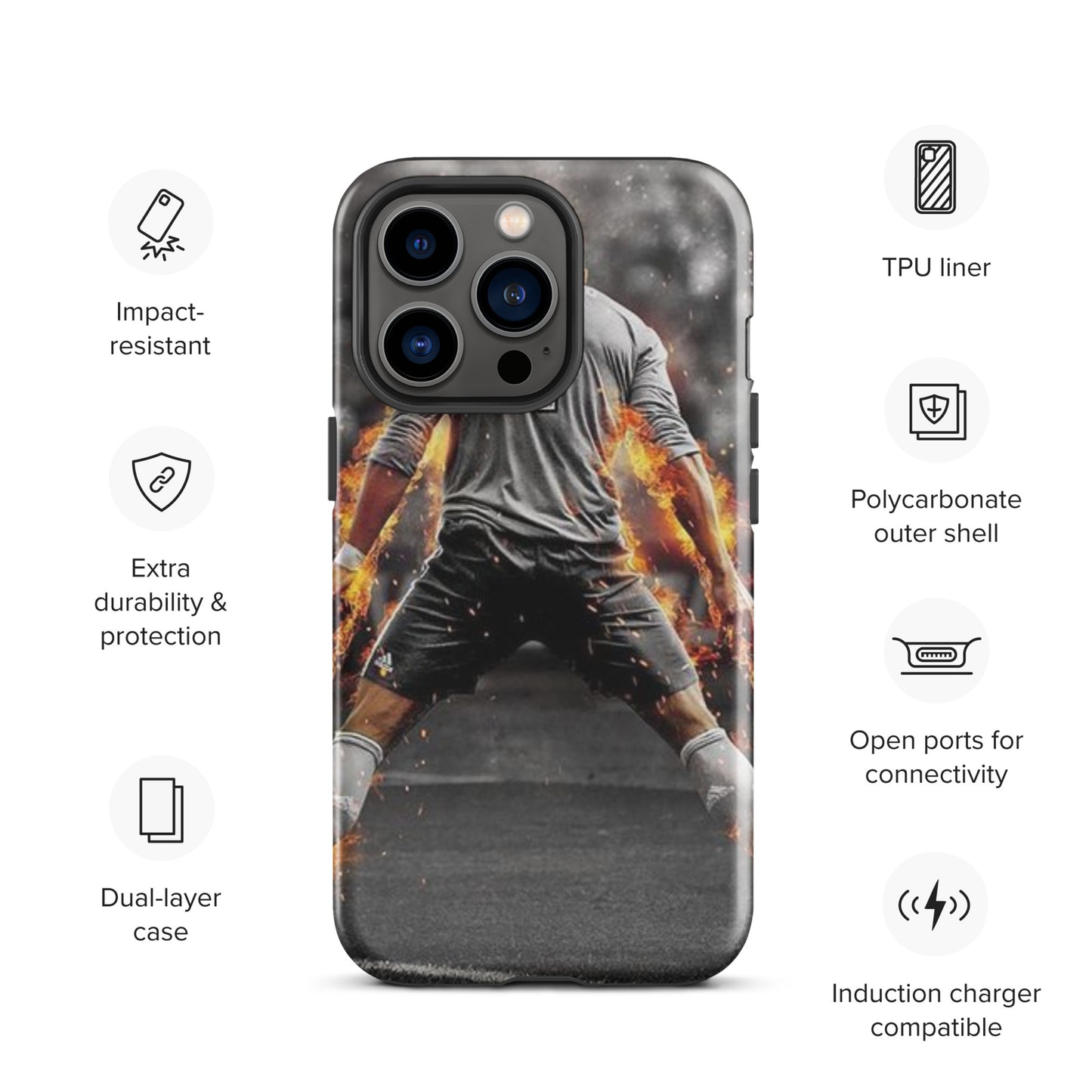 Cristiano Ronaldo Tough Case for iPhone®