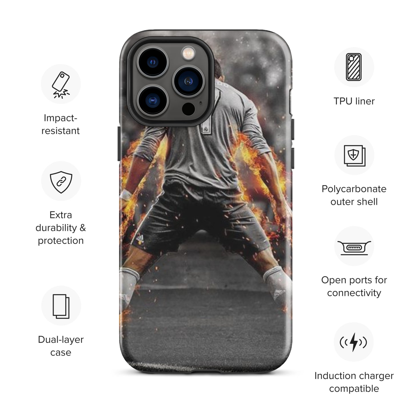 Cristiano Ronaldo Tough Case for iPhone®