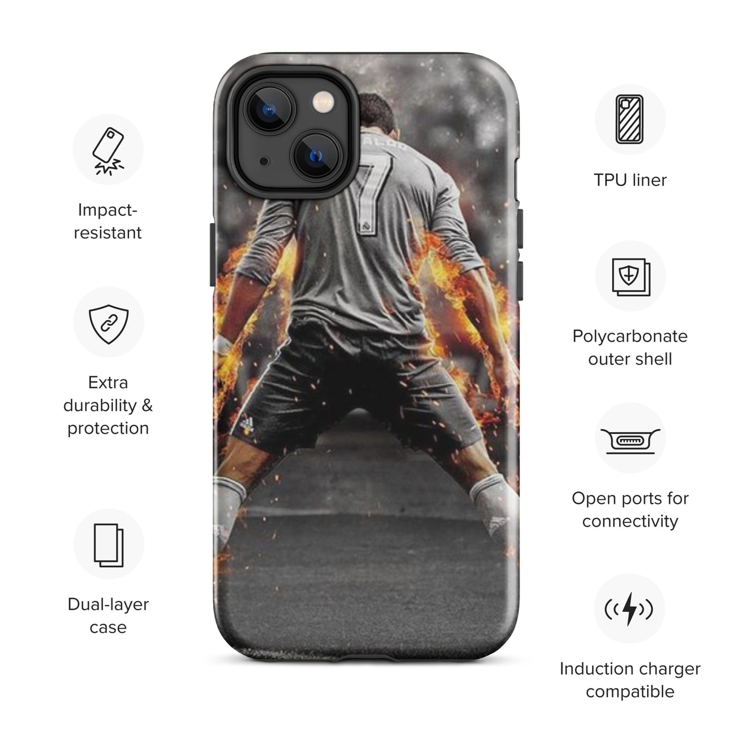 Cristiano Ronaldo Tough Case for iPhone®