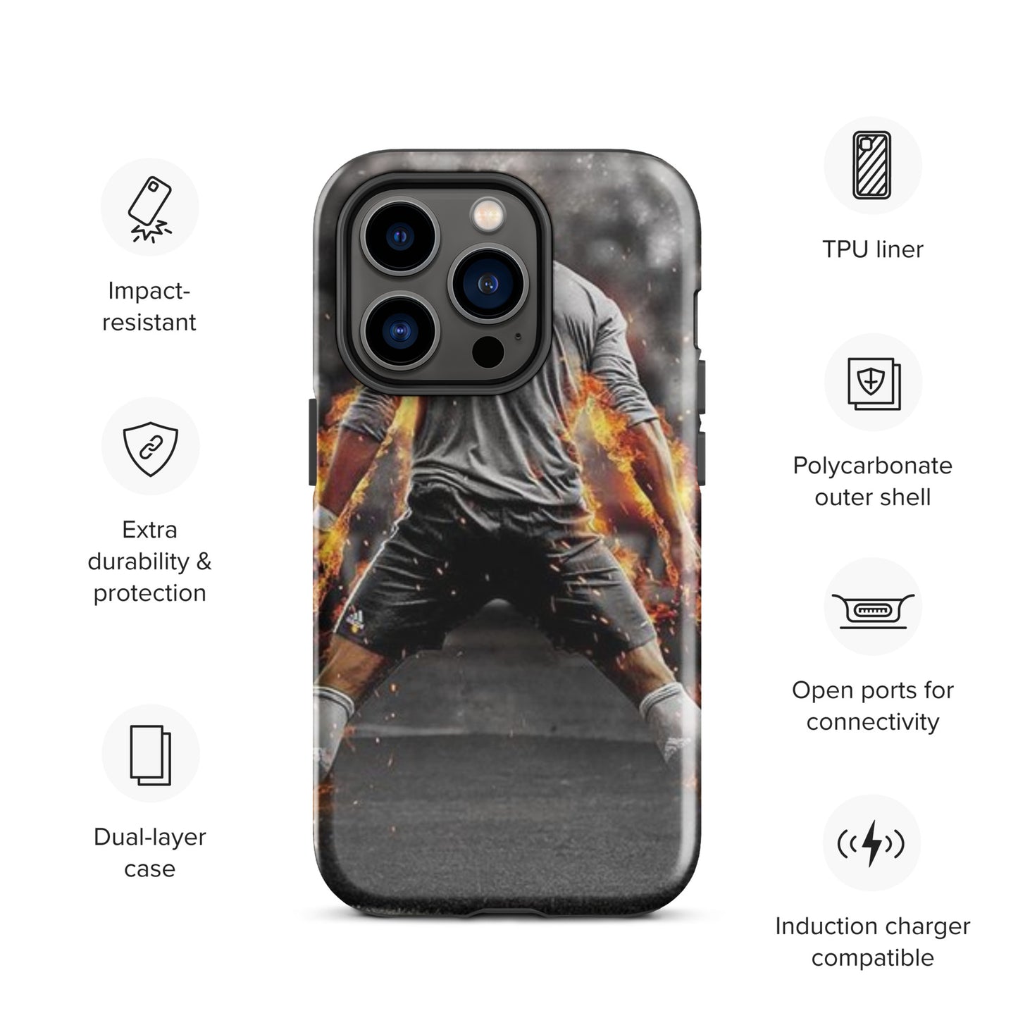 Cristiano Ronaldo Tough Case for iPhone®